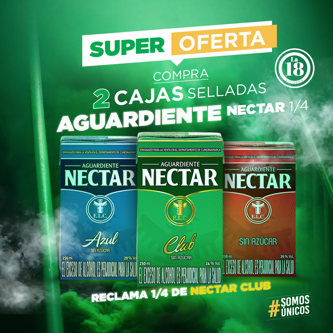 RECLAMA 1/4 DE NECTAR CLUB