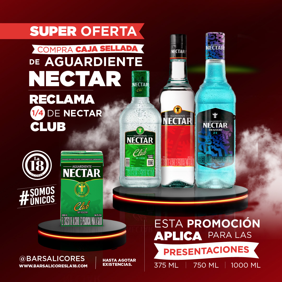RECLAMA 1/4 DE NECTAR CLUB